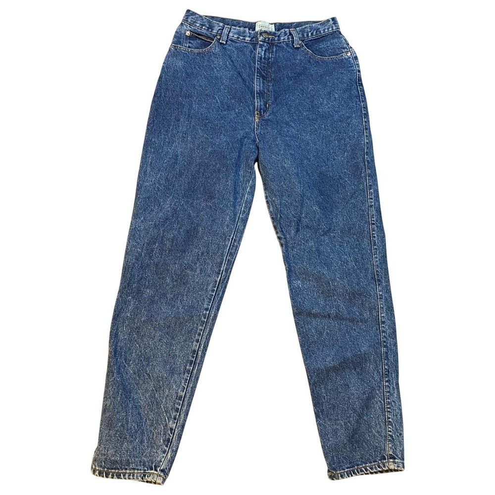 Sasson Modern Basics Vintage High‎ Waisted Tapered Leg Jeans Medium Wash 30x31